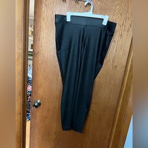 TORRID Black Leather Jegging Pants Size 1